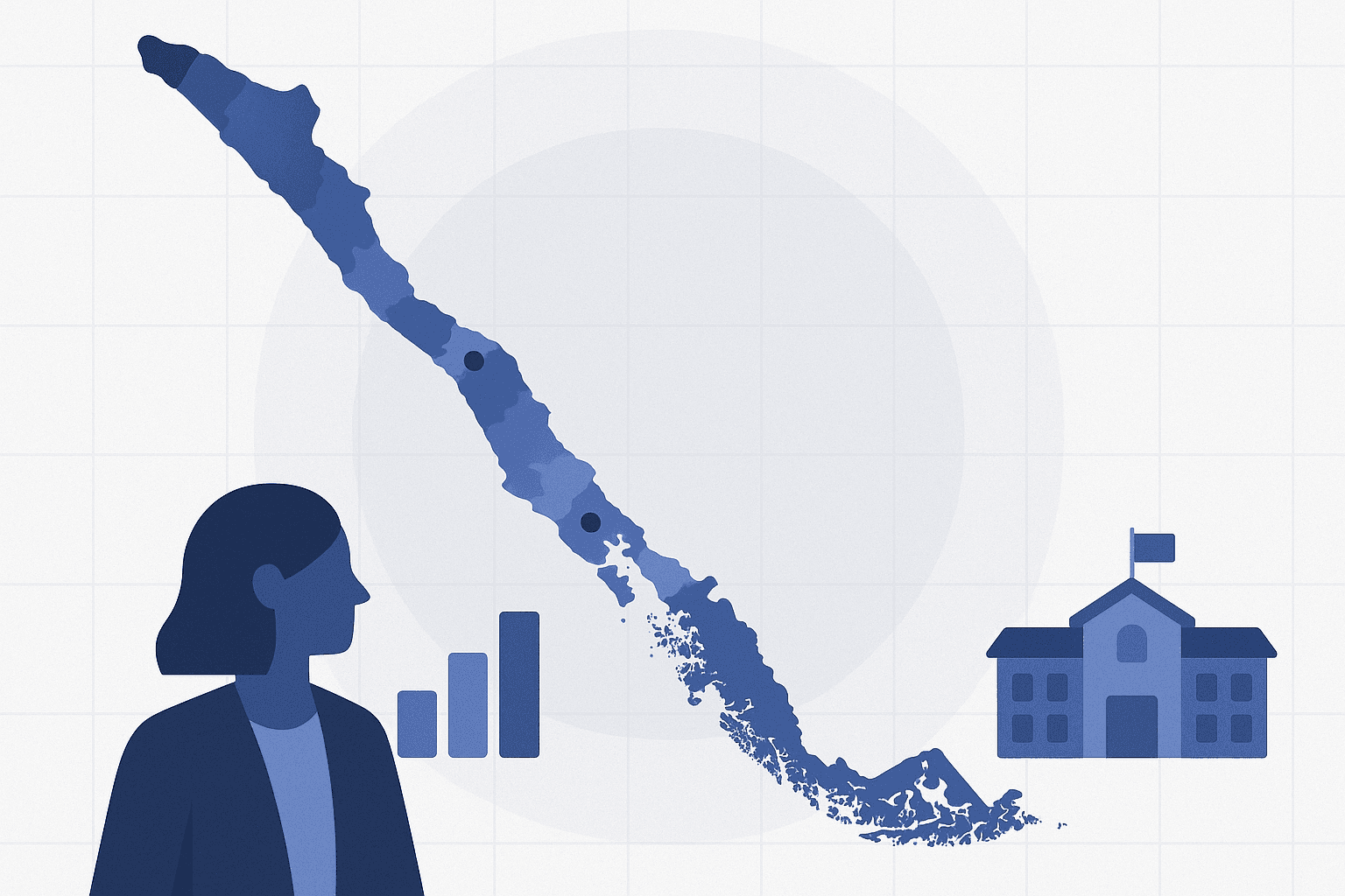 Imagen editorial del artículo: Demanda nacional por colegios en Chile: top 20 por postulaciones por vacante (SAE 2023–2025)