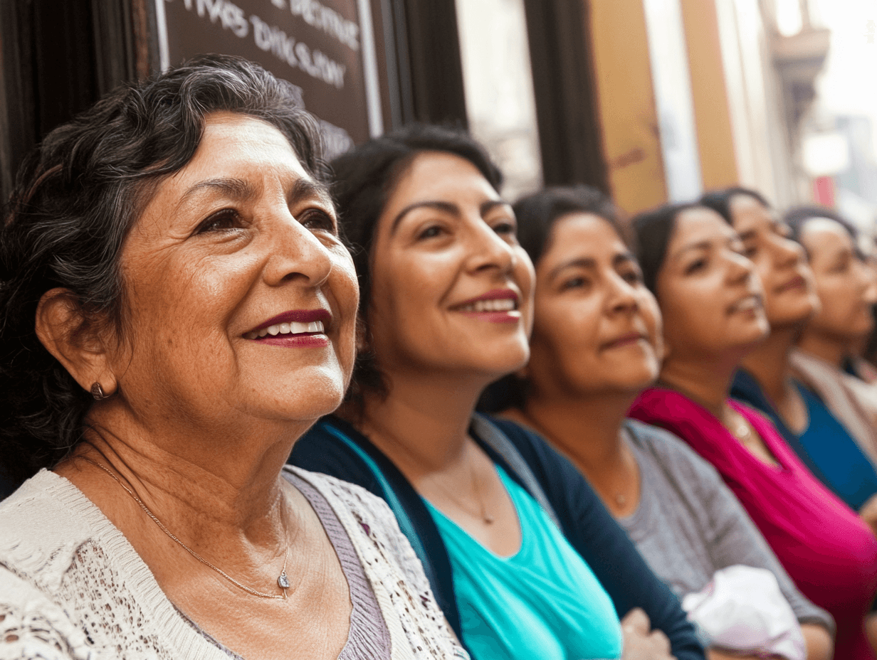 Familias revisando información del Sistema de Admisión Escolar en Chile